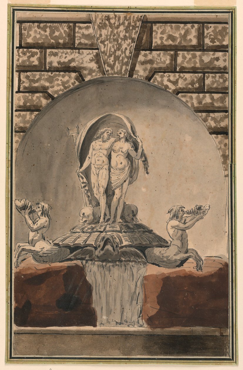 Elevation of a Fountain by Unknown artist