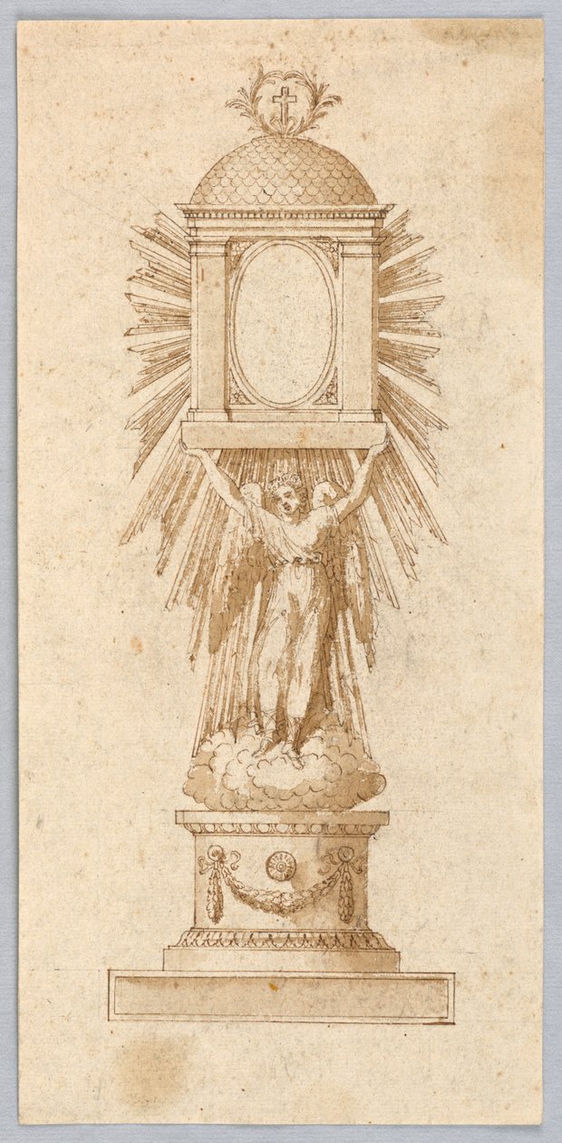 Elevation of a Monstrance by Unknown artist