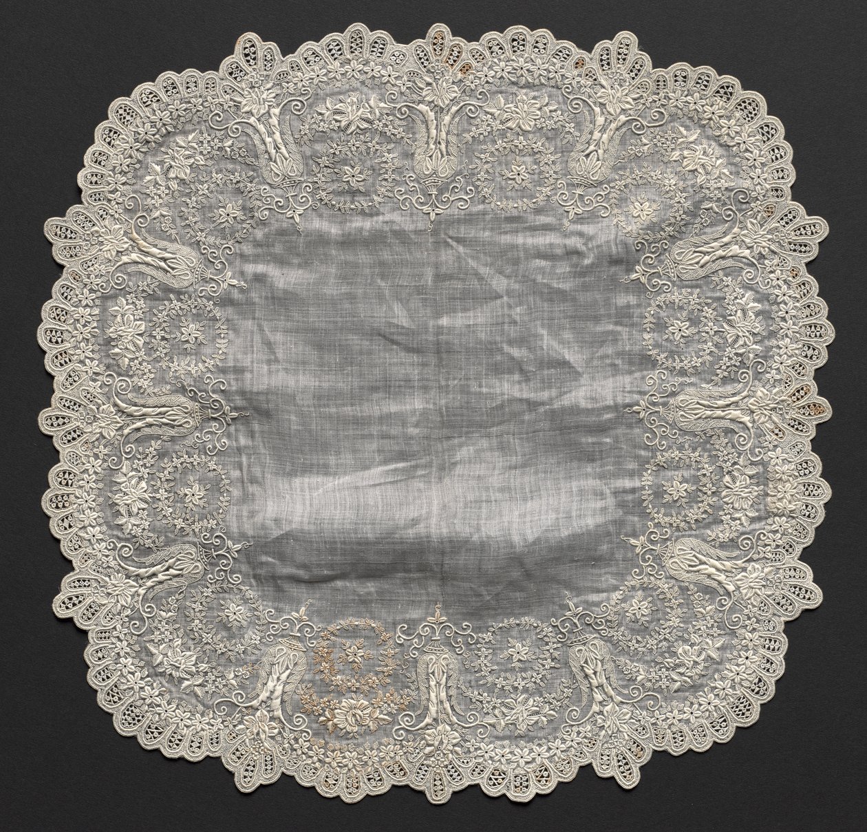 Embroidered Handkerchief by Unknown artist
