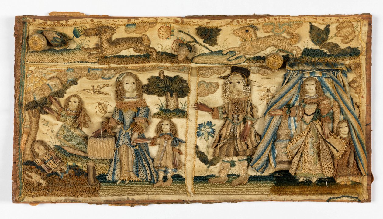 Embroidered Panels by Unknown artist