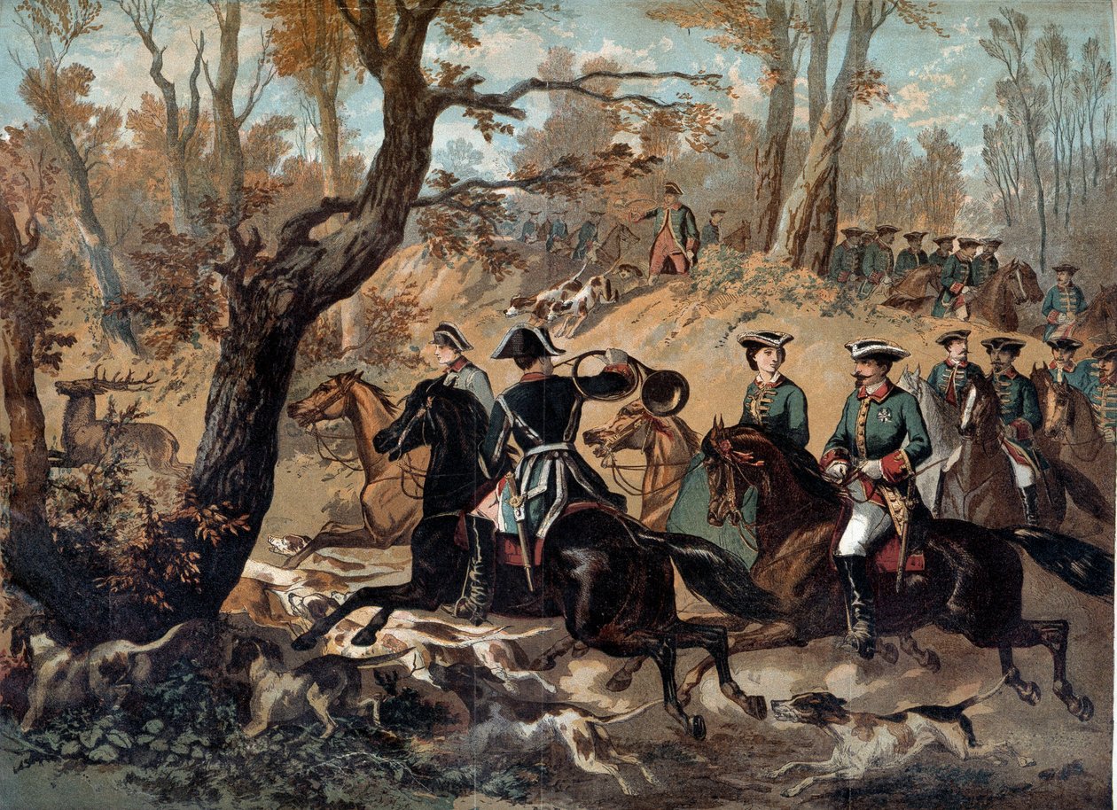 Emperor Napoleon III Hunted by Unknown artist