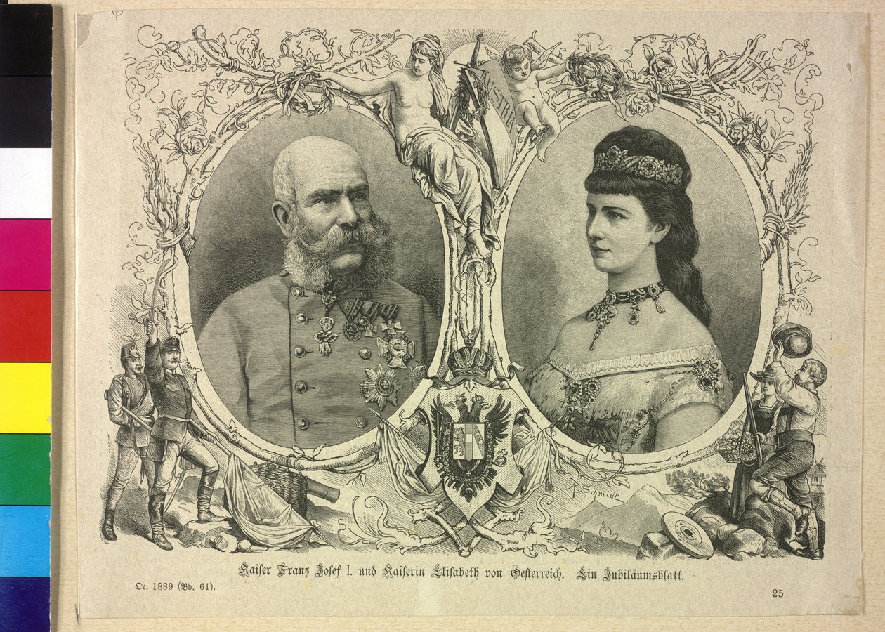 Emperor of Austria and Elisabeth Franz Joseph I by Unknown artist