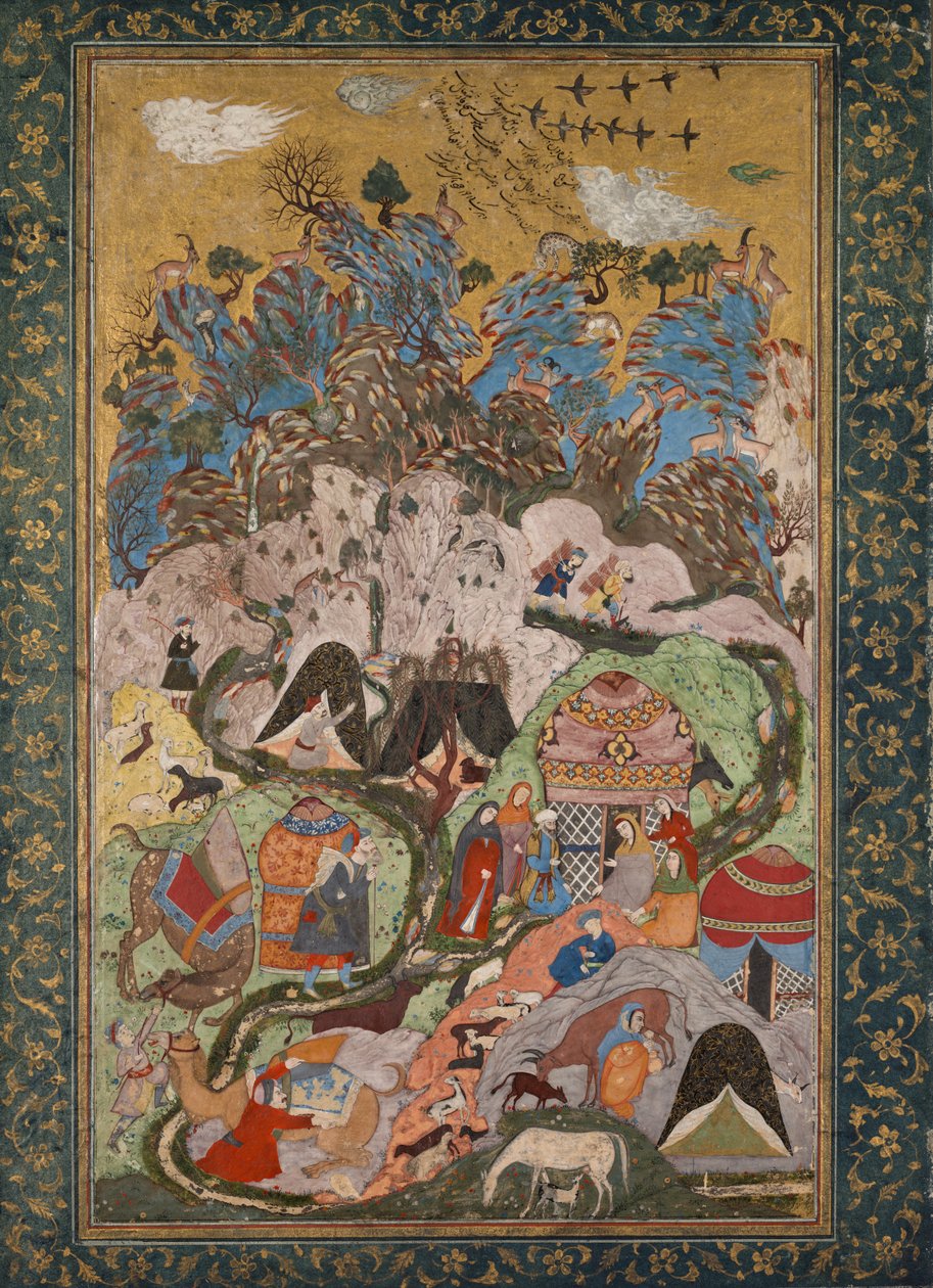 Encampment in the Mountains by Unknown artist