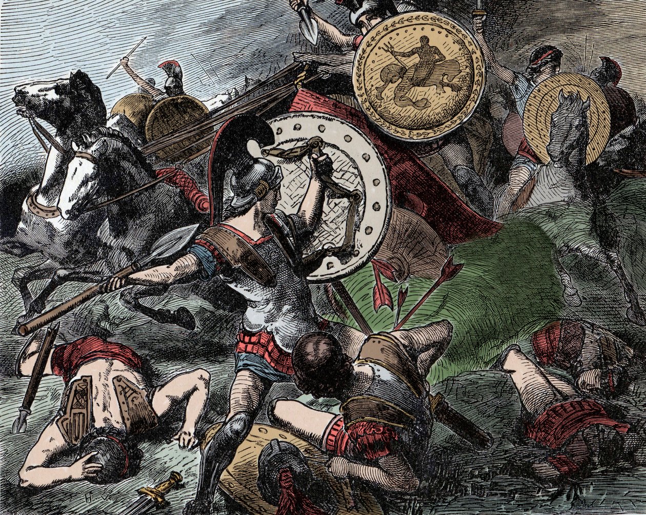 Epaminondas Rescues Pelopidas by Unknown artist