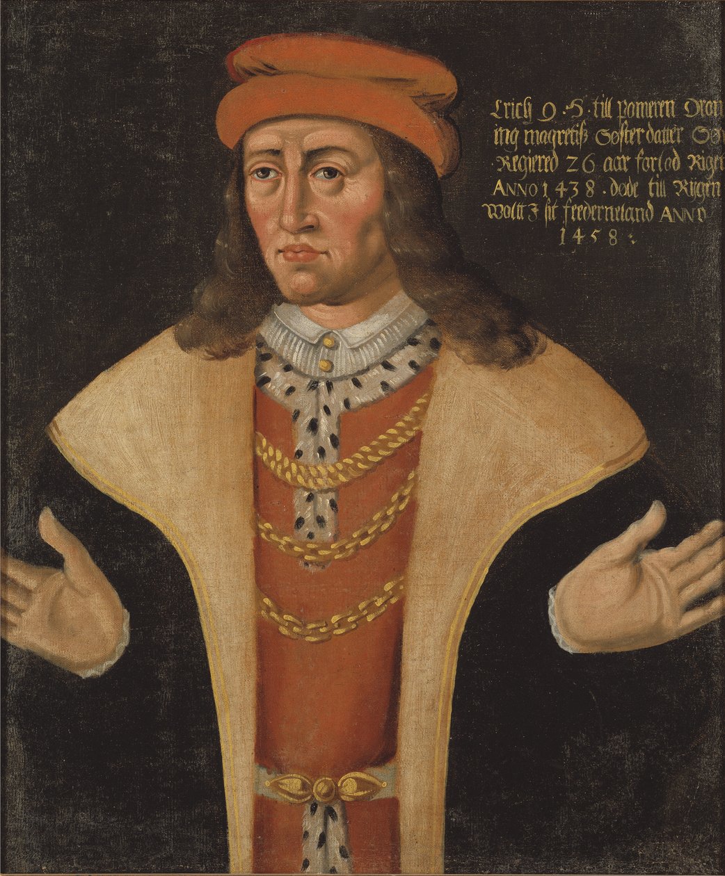 Portrait of Eric of Pomerania (1382-1459), King of Denmark, Norway and Sweden by Unknown artist