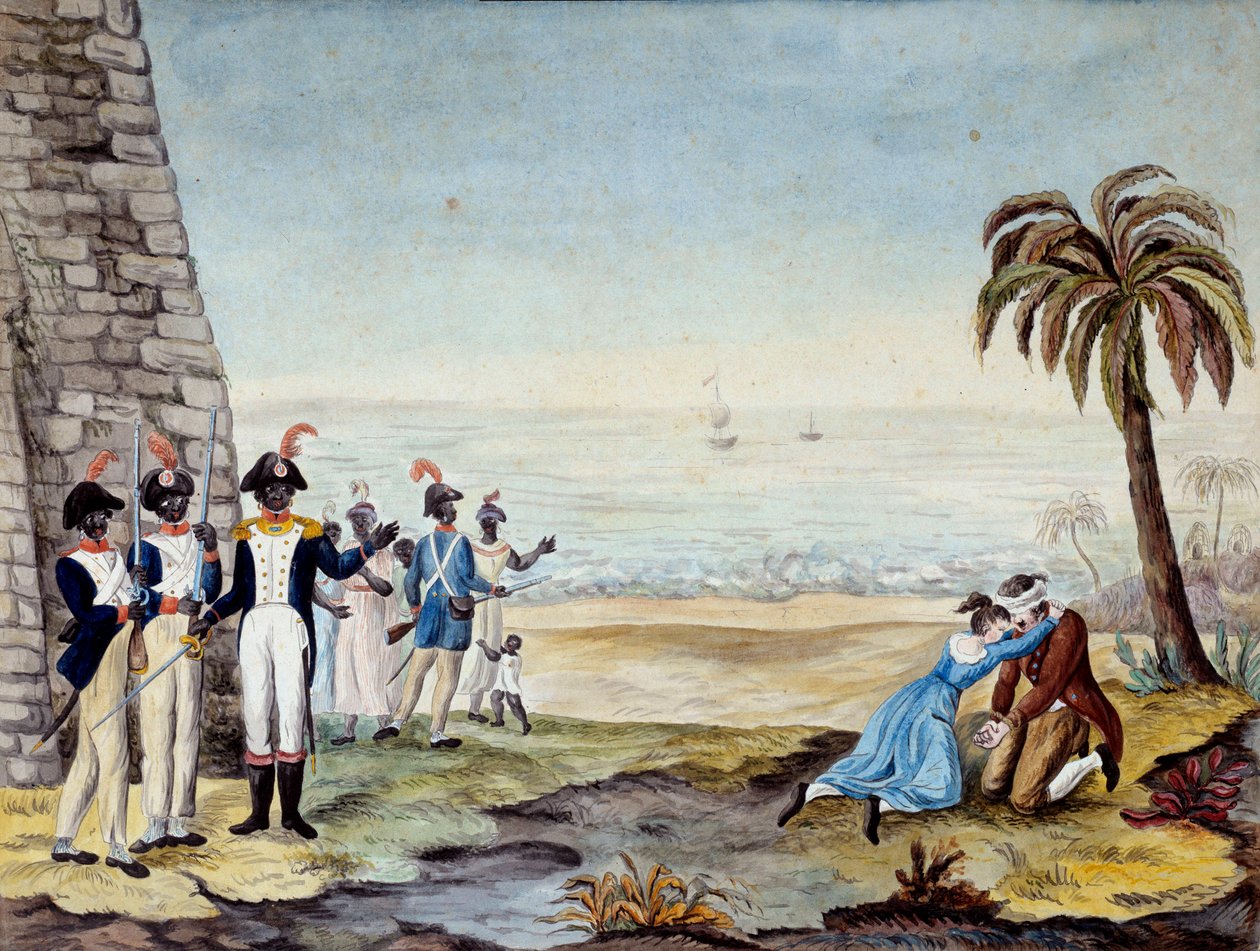 Execution of a Settler During the Revolt in Santo Domingo by Unknown artist