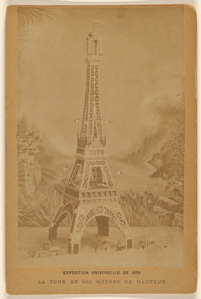 Exposition Universelle of 1889. The 300 Meter High Tower. by Unknown artist
