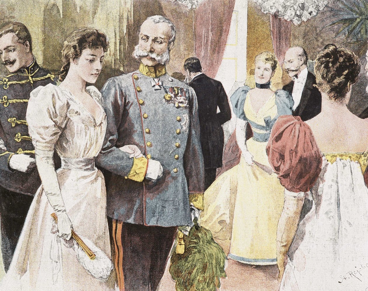 Festivities in Austria: Franz Joseph I by Unknown artist