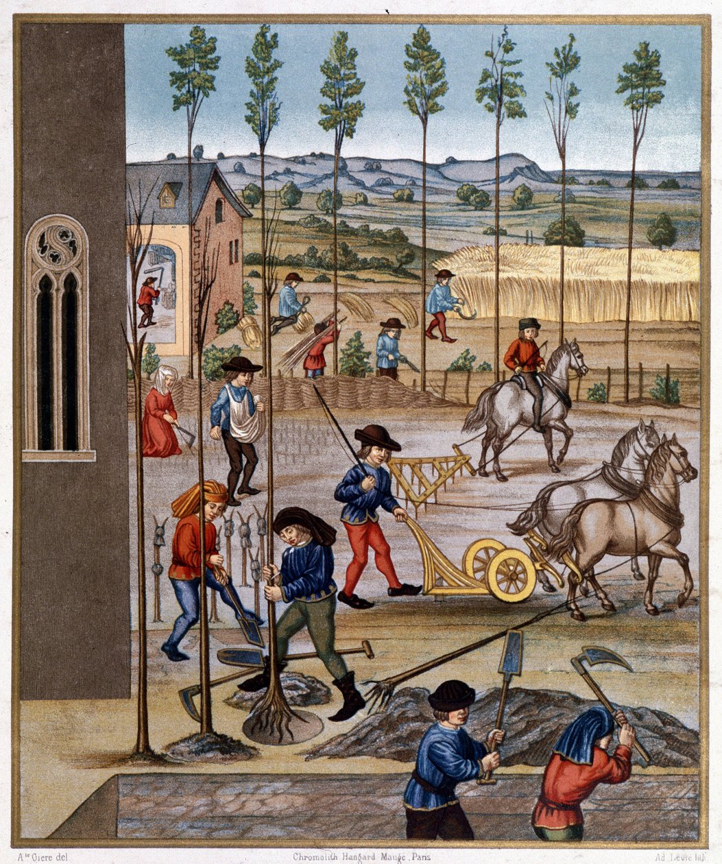 Field work - Miniature by Unknown artist