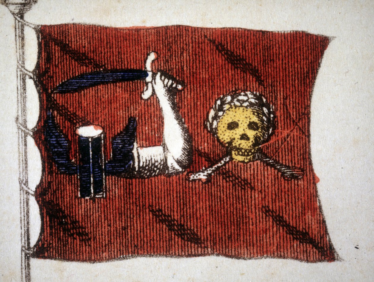Flag of the Barbarian Pirates by Unknown artist