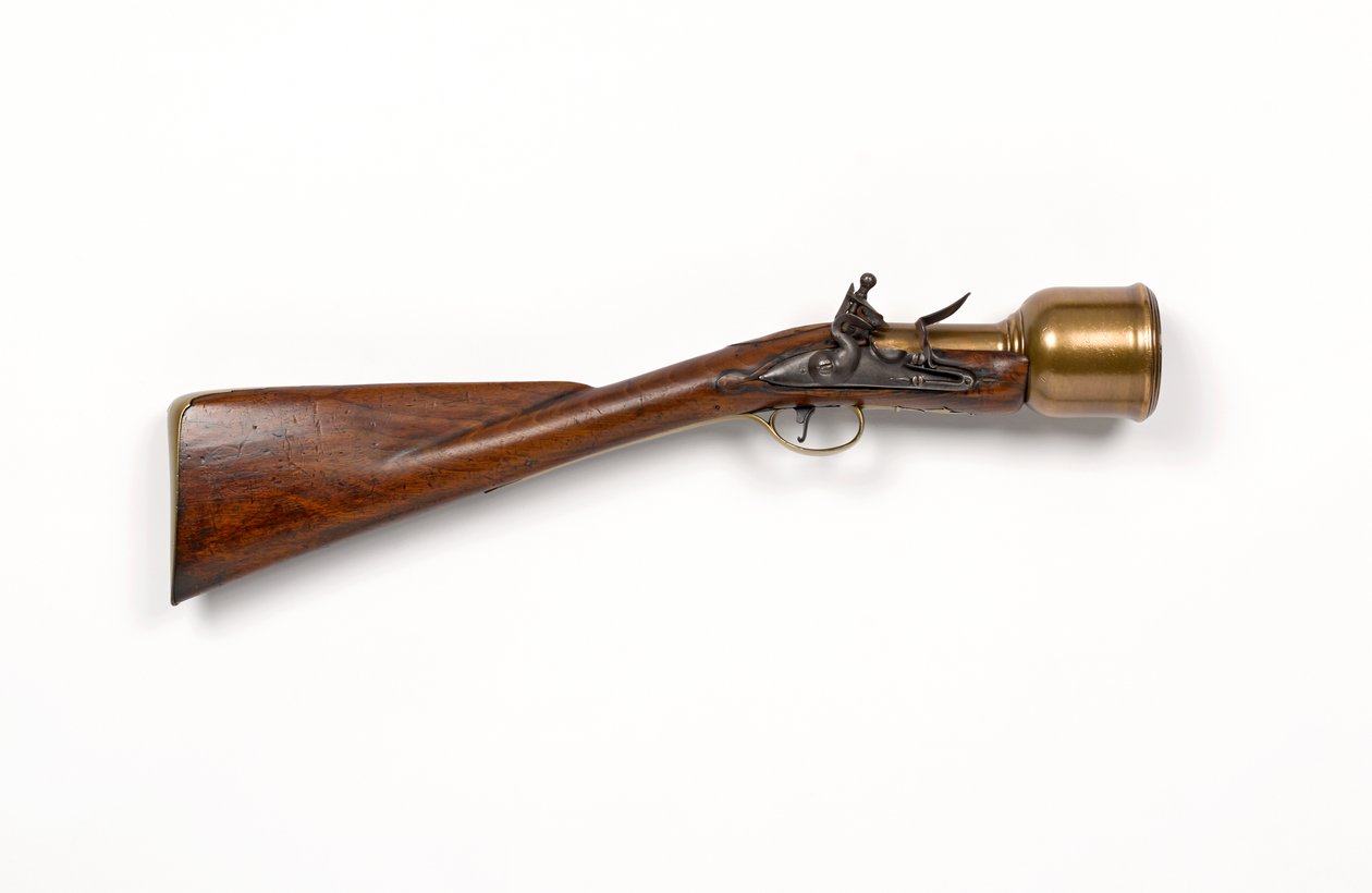 Flintlock hand mortar c.1760-1770 by Unknown artist