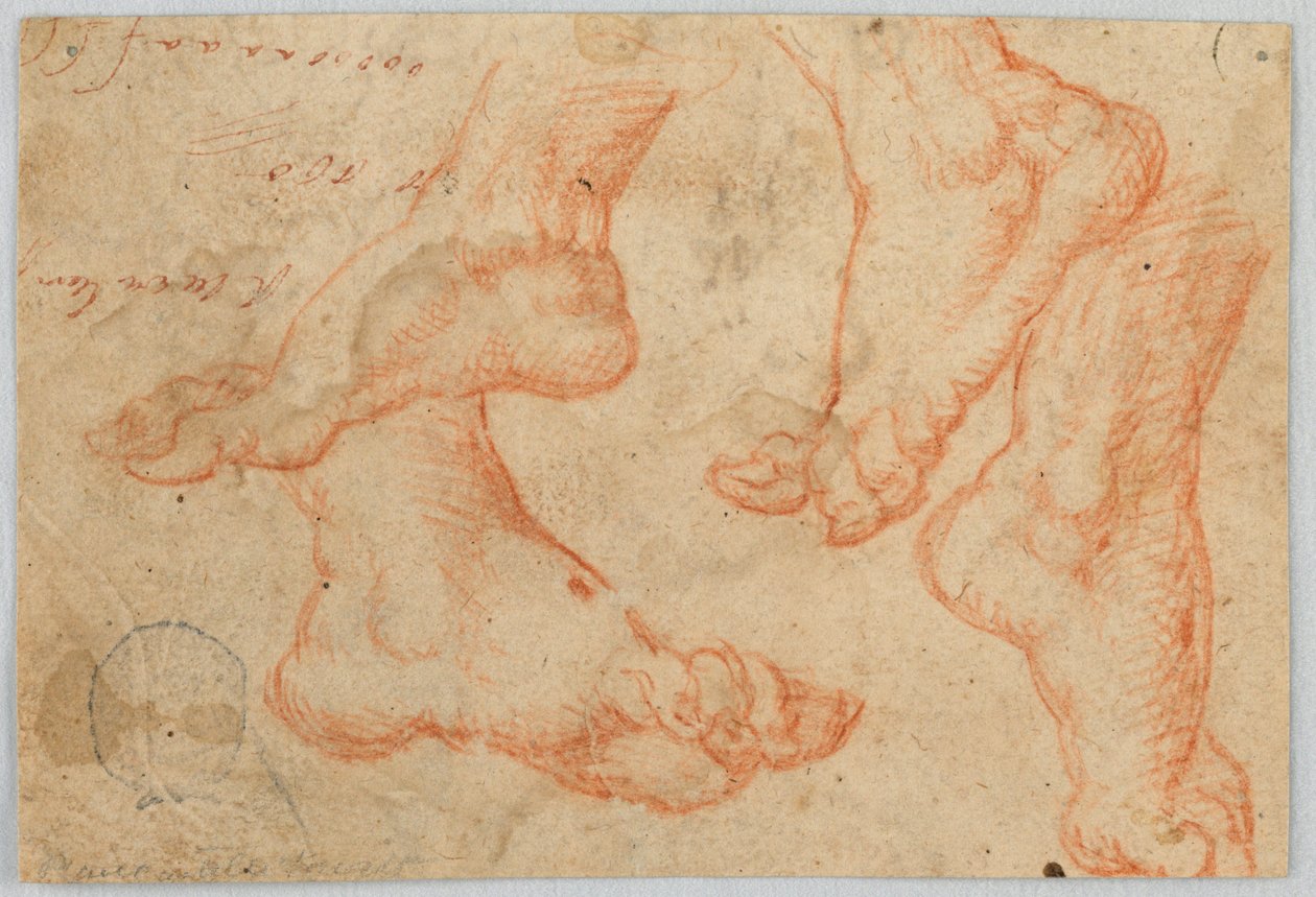 Four Studies of a Foot by Unknown artist