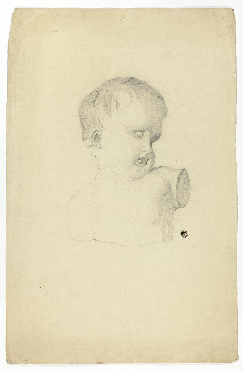 Fragment of Bust of Child by Unknown artist
