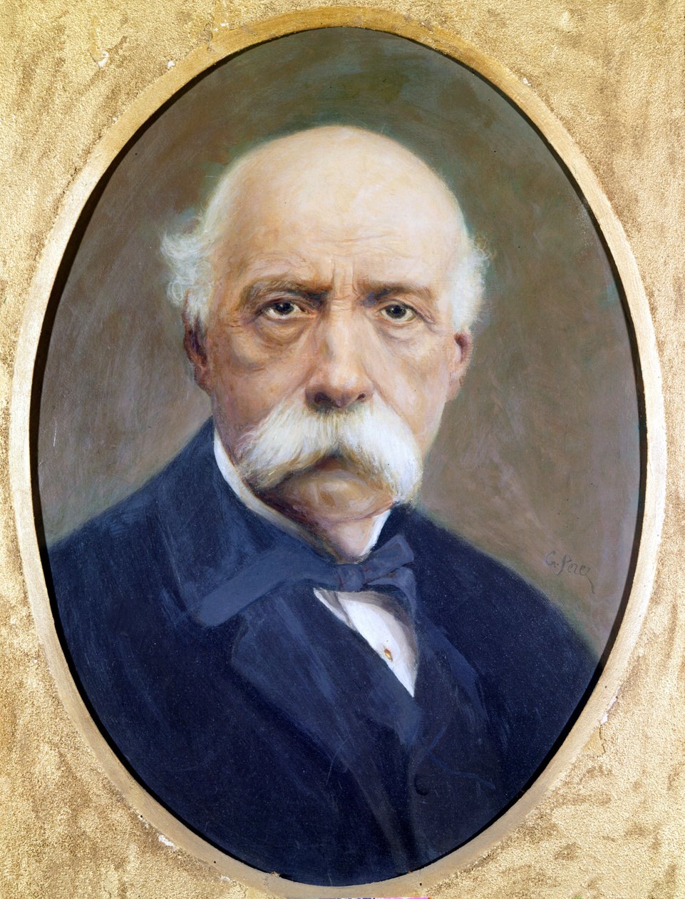 Francesco Crispi, Italian politician. Painting by G. Perez. Museum of the Risorgimento in Rome. by Unknown artist