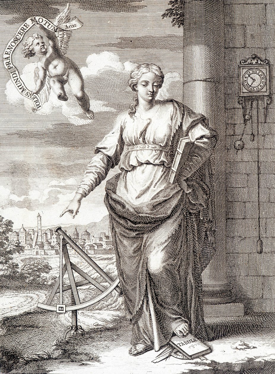 Frontispiece of Ephemerides years 1775-1786, by Eusachio Zanotto by Unknown artist