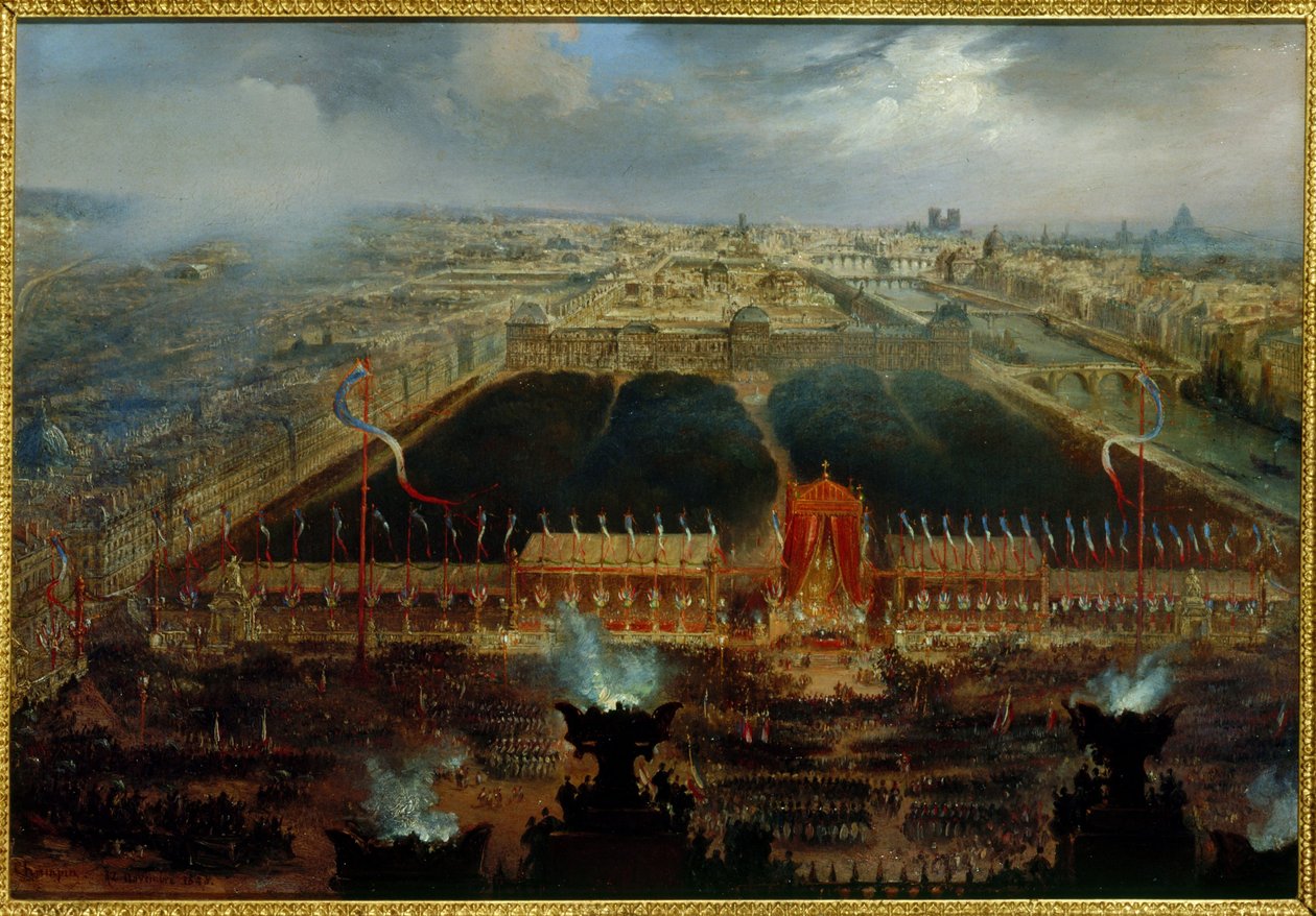 Fête de la Constitution sur la place de la Concorde, November 12 by Unknown artist