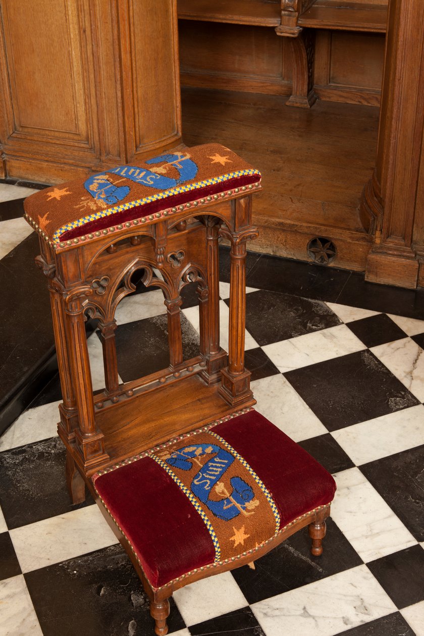 Furniture, Assistants Seat, Prie-Dieu Tapestry, 2nd Half 19th Century by Unknown artist