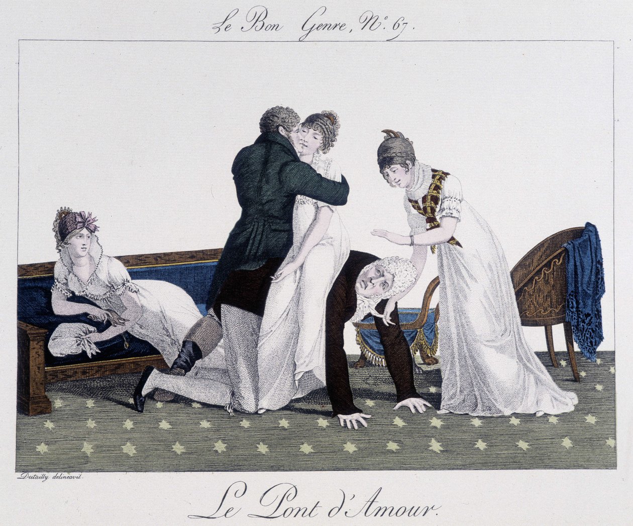 Game: the bridge of love - in Le Bon genre, no. 67 by Unknown artist