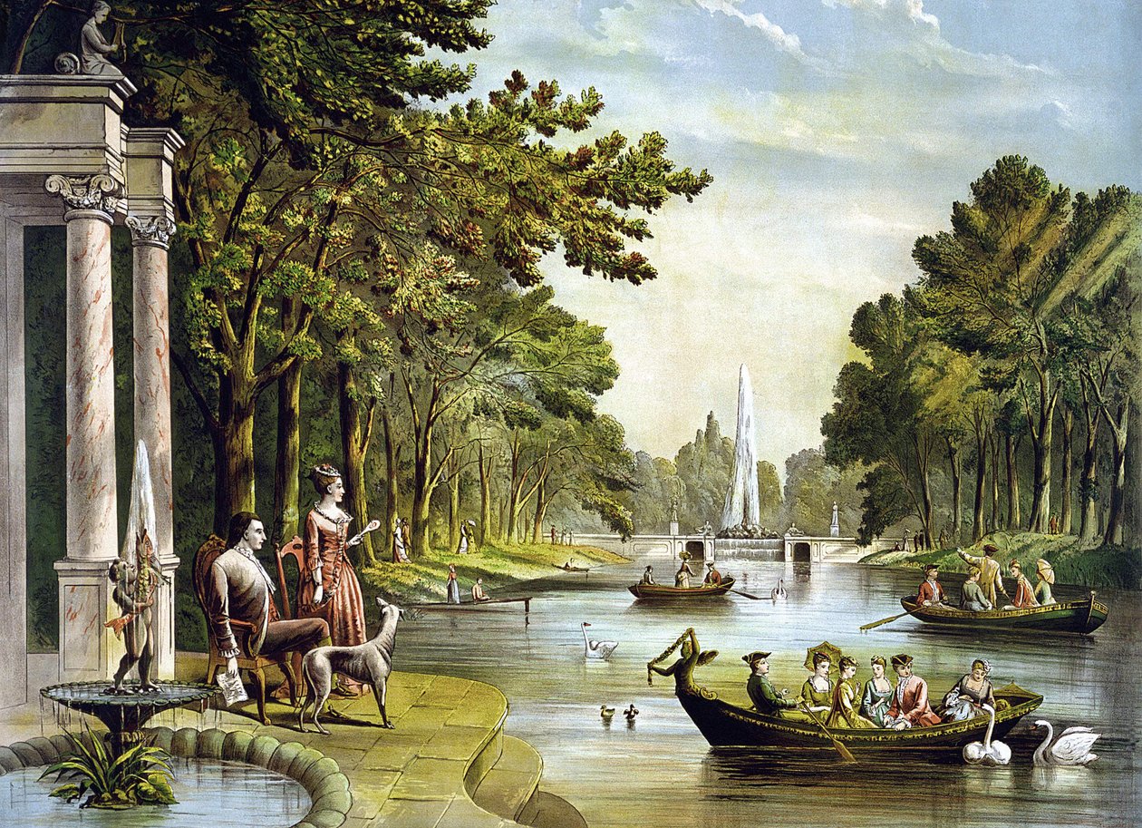 General La Fayette in his summer residence by Unknown artist