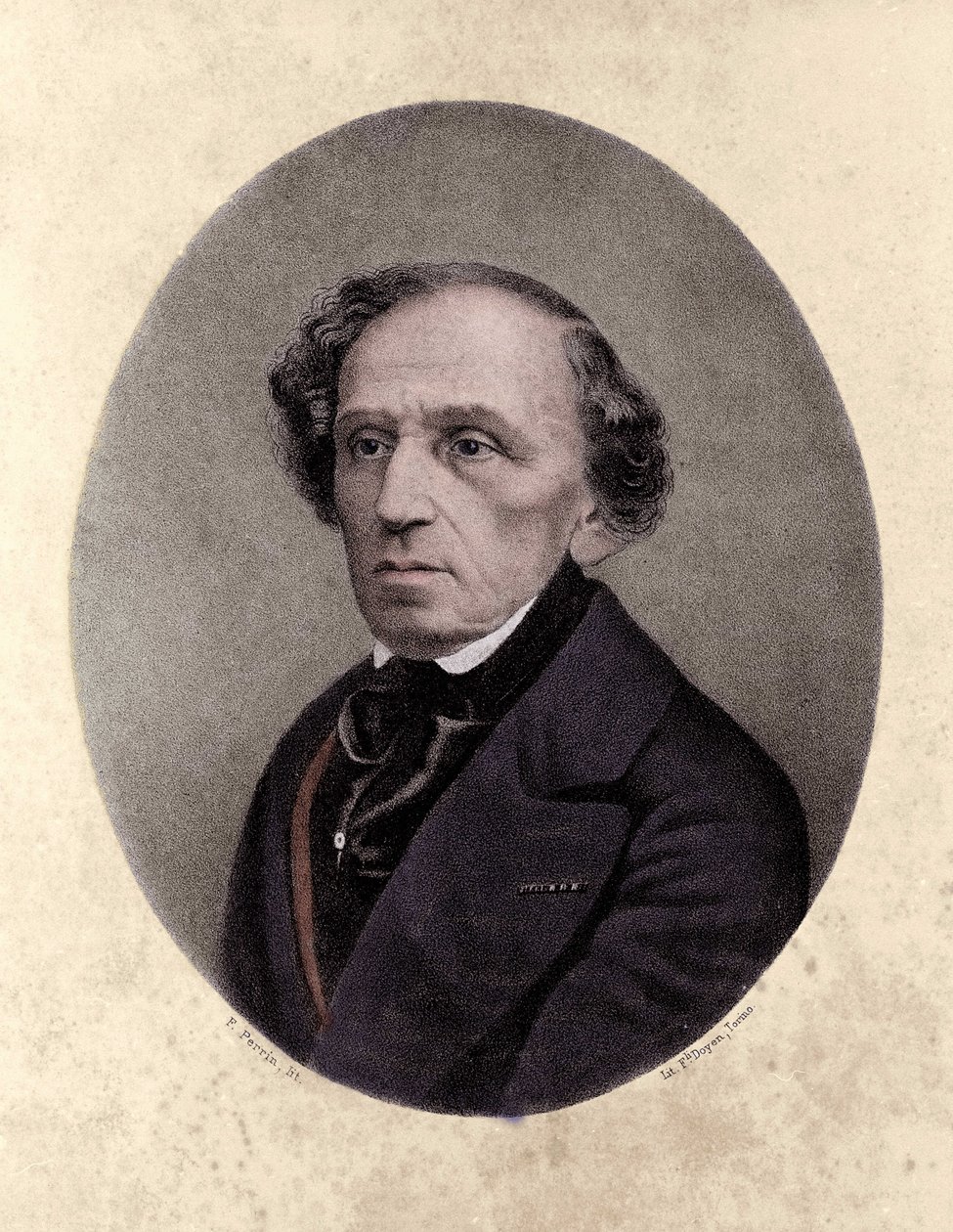 Giacomo Meyerbeer (1791-1864), German composer by Unknown artist