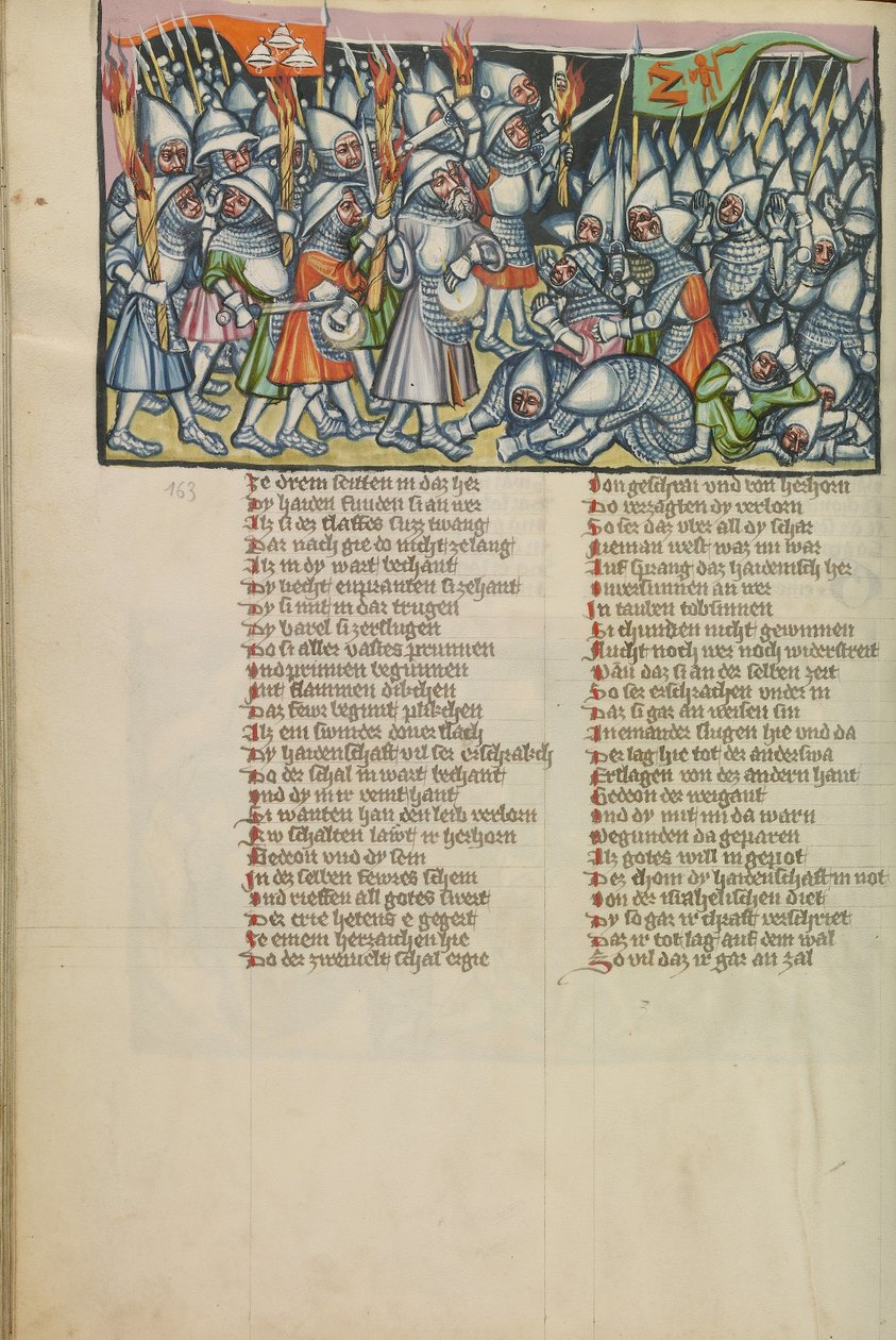 Gideon Attacking the Midianites at Night by Unknown artist