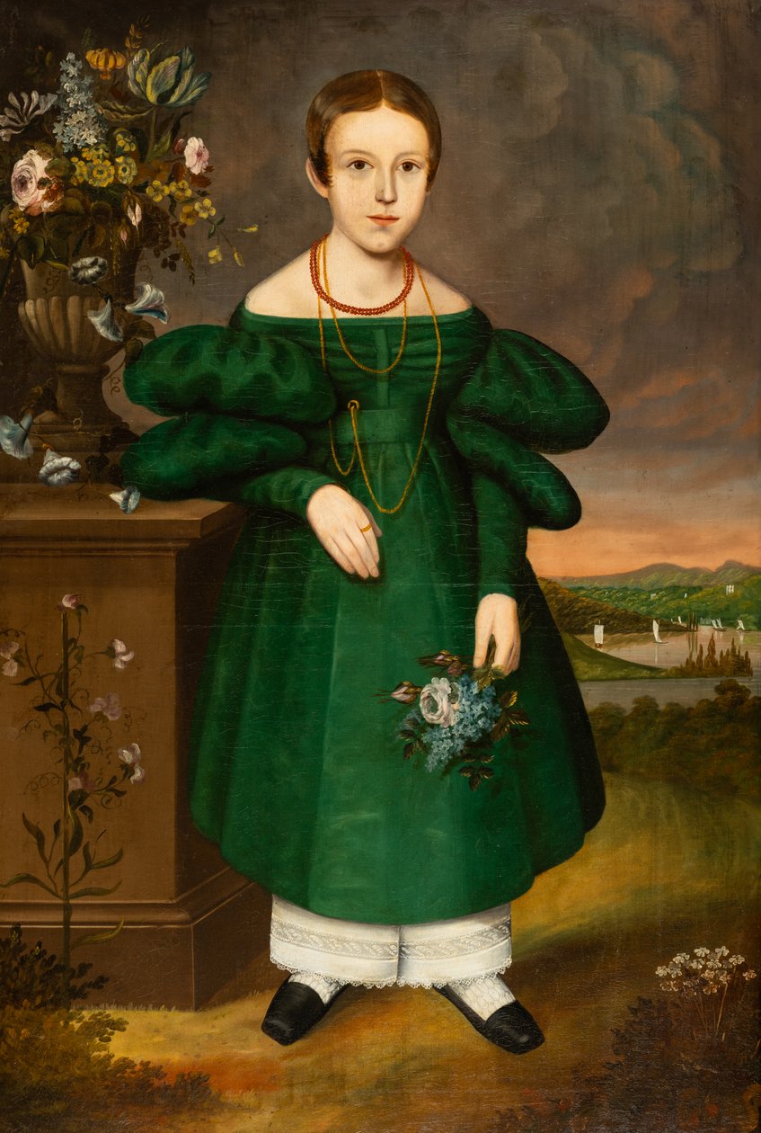 Girl in Green by Unknown artist