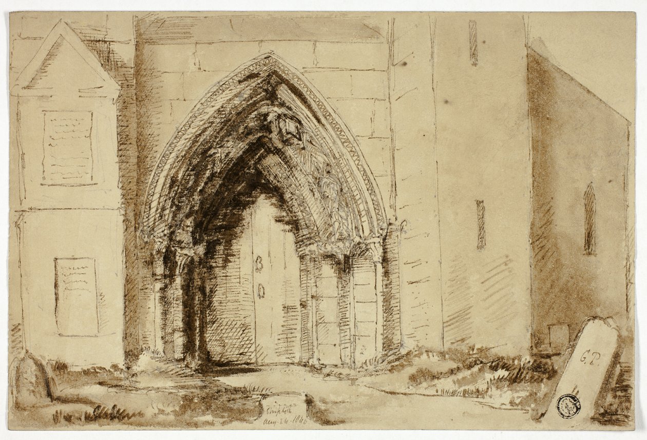 Gothic Church Portal by Unknown artist