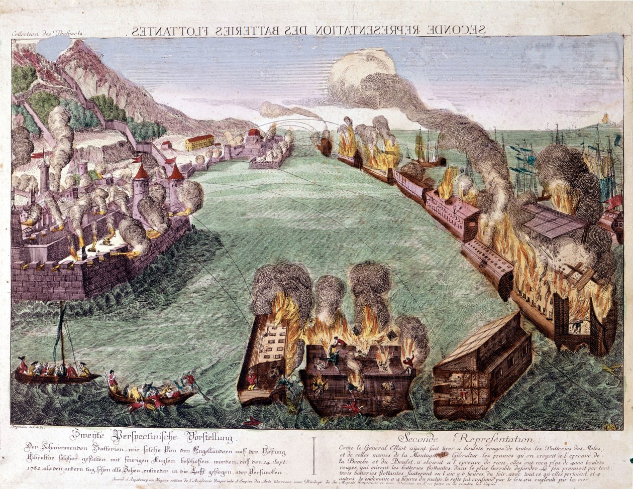 Grand Siege of Gibraltar 1779-1783 by Unknown artist