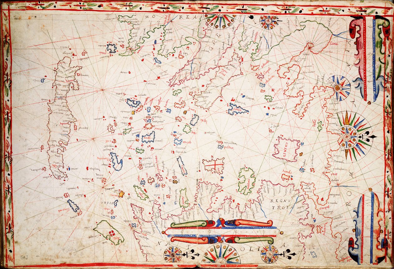 Greek Archipelago, c.1620 by Unknown artist