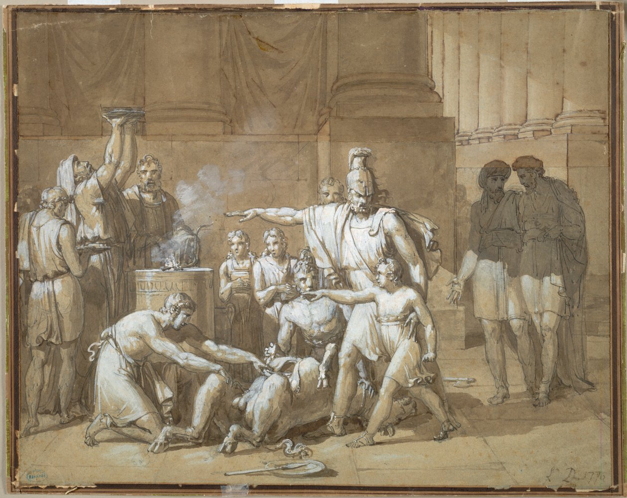 Hannibal Swearing Eternal Enmity toward Rome by Unknown artist