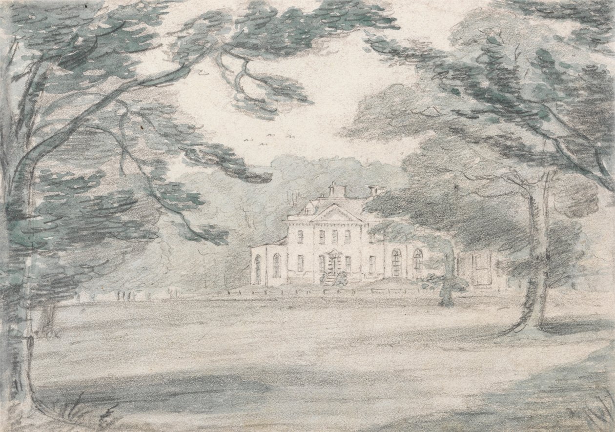 Havering Bower, Essex (A View of a Country Mansion) by Unknown artist