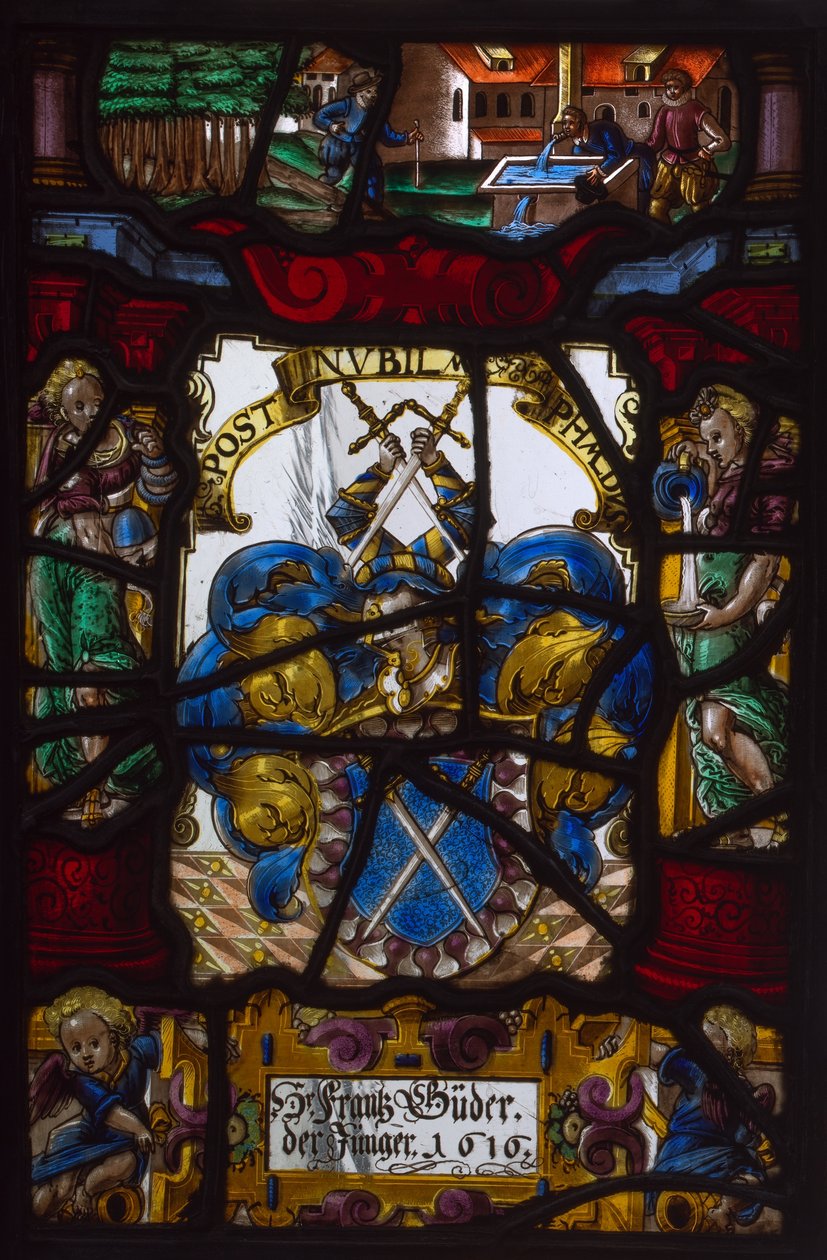 Heraldic Panel of Franz Buder by Unknown artist