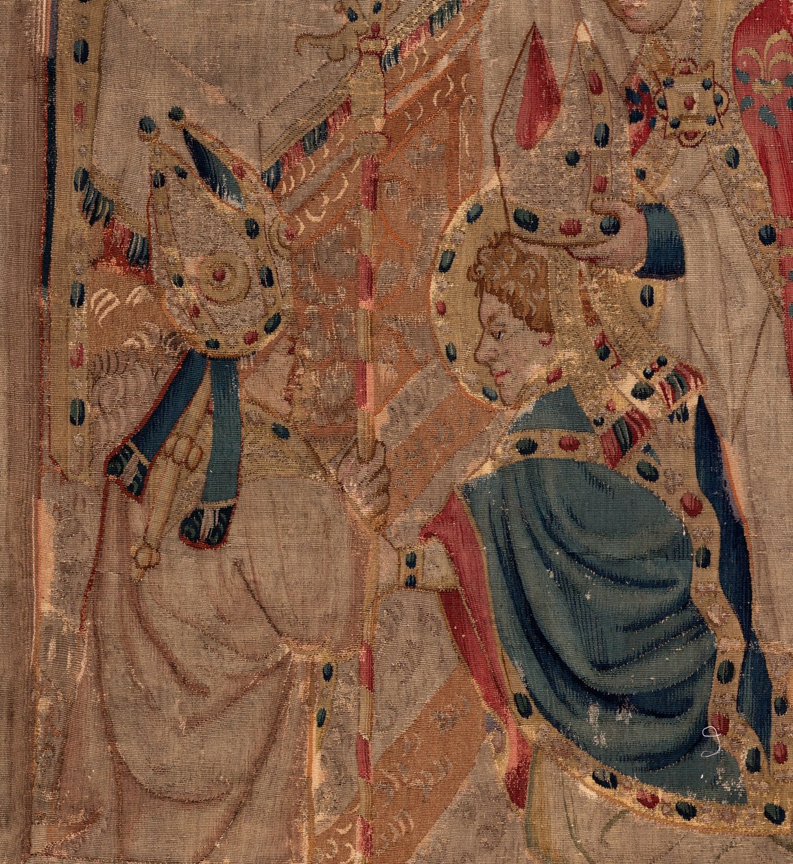 History of Saint Piat and Saint Eleutherius, Scene 10: Saint Eleutherius is Consecrated as Bishop (detail) by Unknown artist