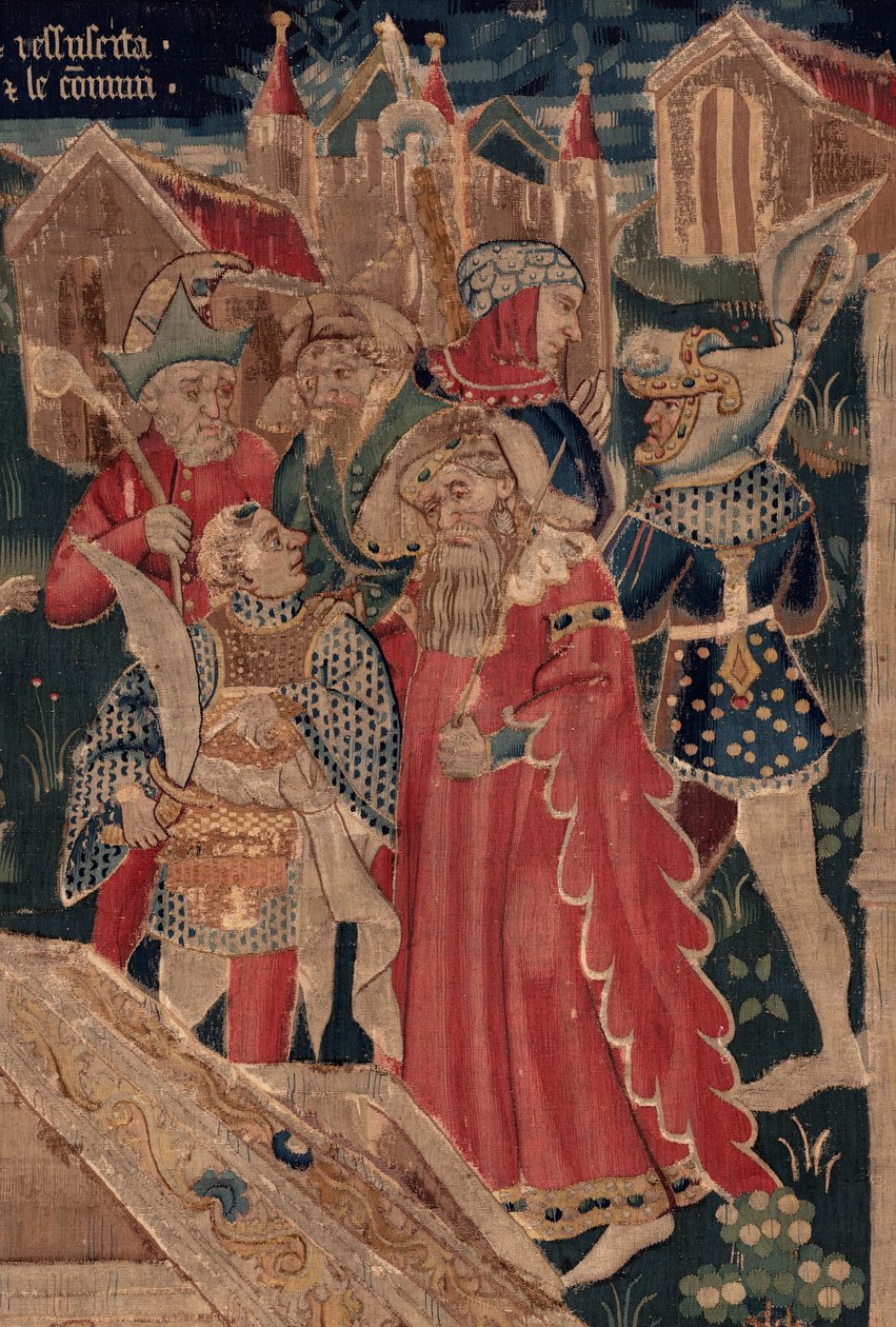History of Saint Piat and Saint Eleutherius, Scene 12: The Resurrection of the Tribune