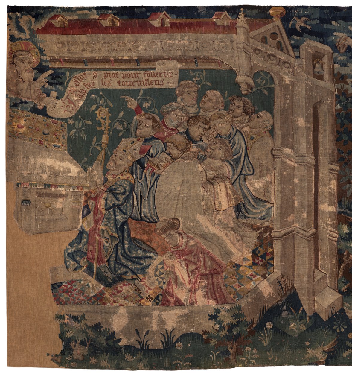History of Saint Piat and Saint Eleuthere, Scene 1: Saint Piat is Sent to Tournai for Preaching Faith by Unknown artist