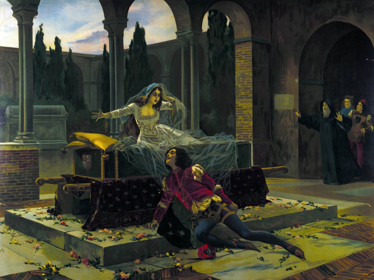 Illustration of the last scene of the ballet 