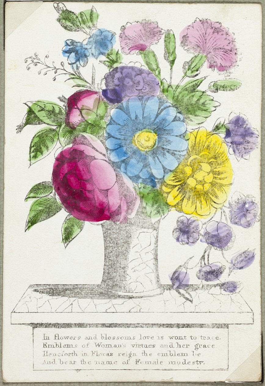 In Flowers and Blossoms (valentine) by Unknown artist