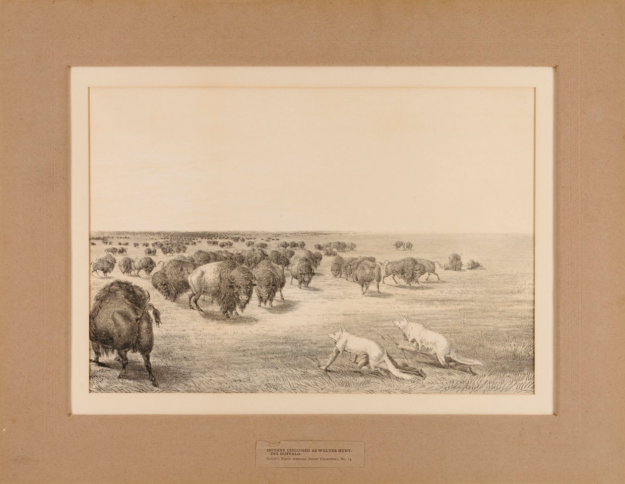Indians Disguised As Wolves, No. 13 by Unknown artist