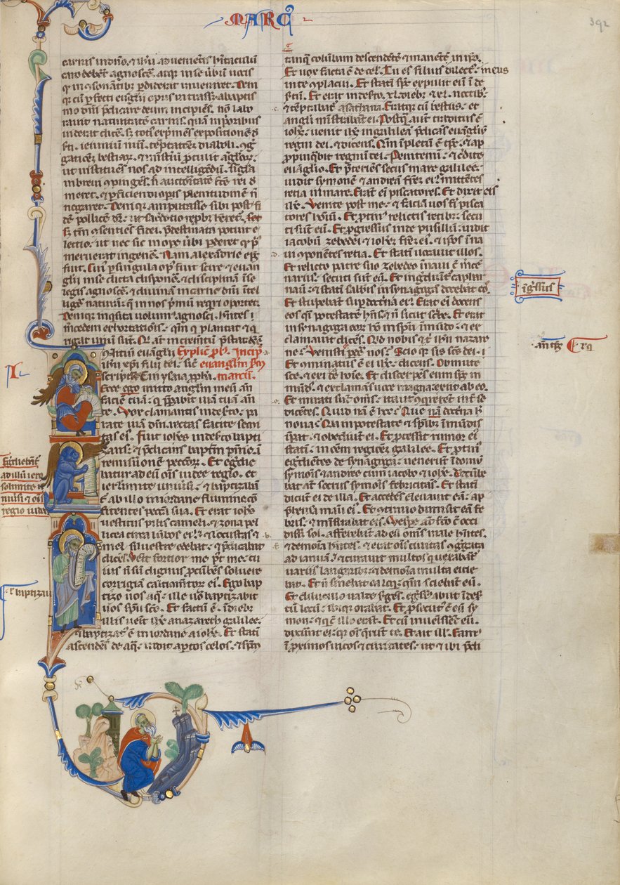 Initial I: Saint Mark by Unknown artist
