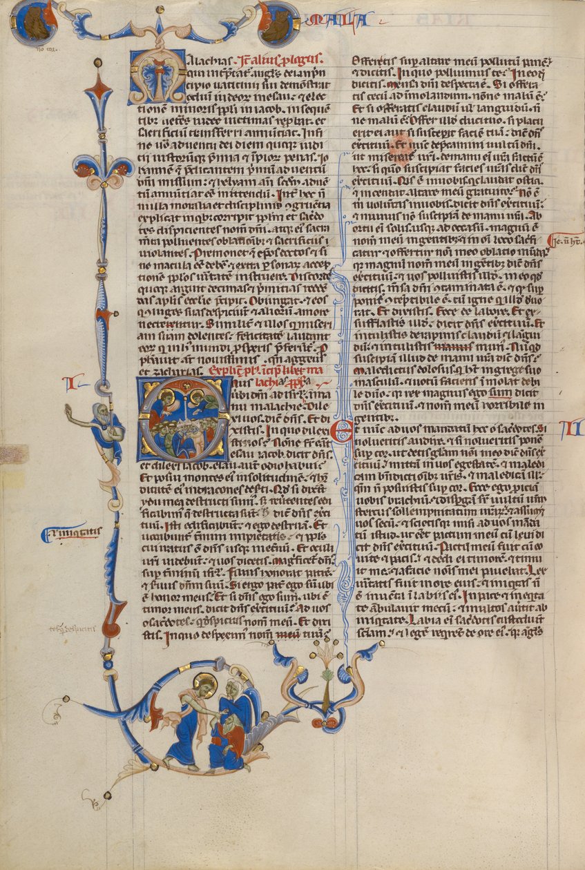 Initial O: Bishops and Monks by Unknown artist