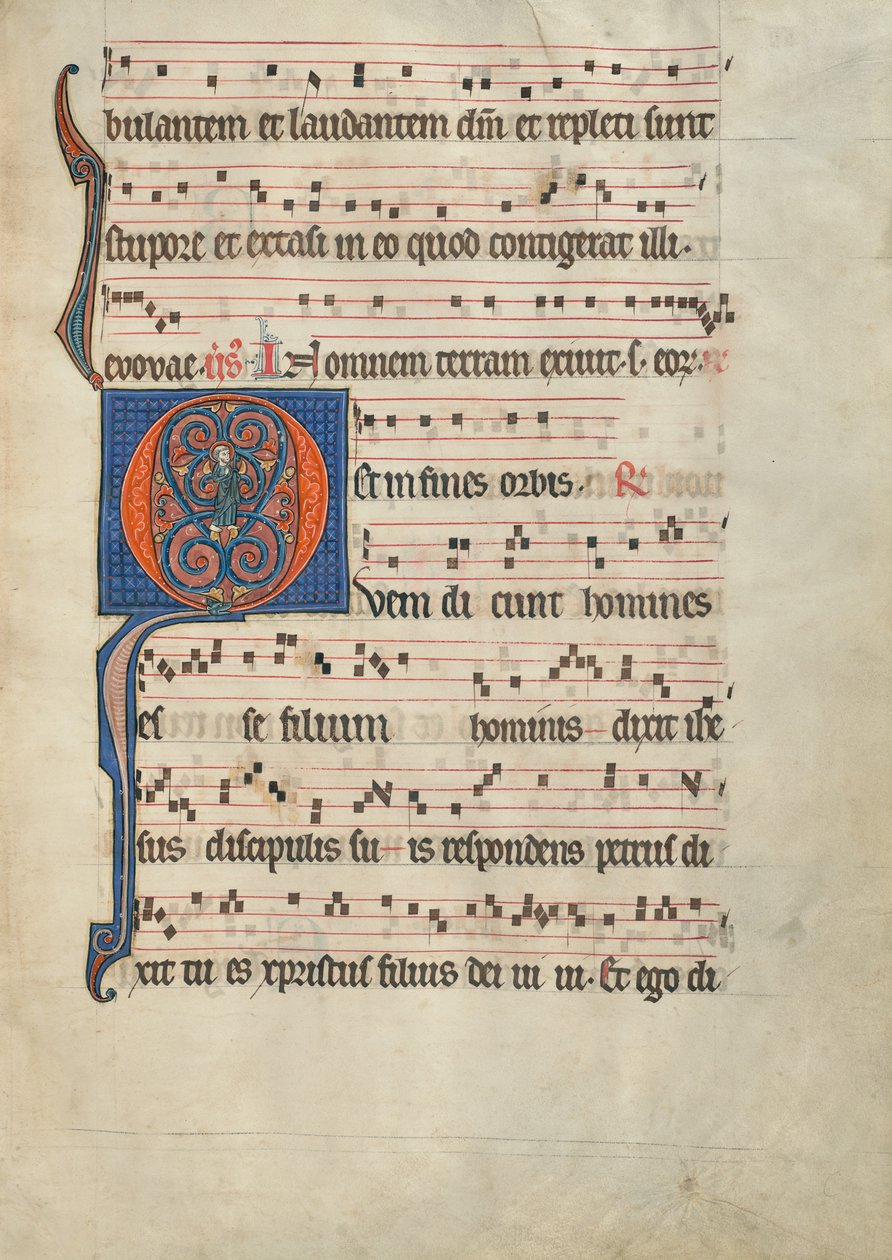 Initial Q: Saint Peter by Unknown artist