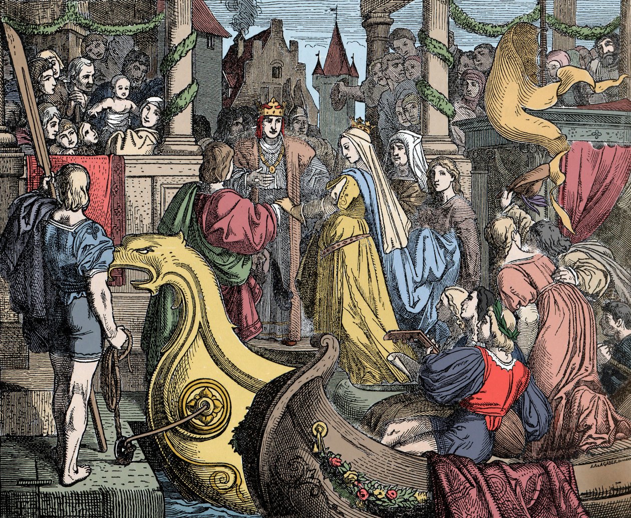 Isabel's Reception at Worms - Emperor Frederic II