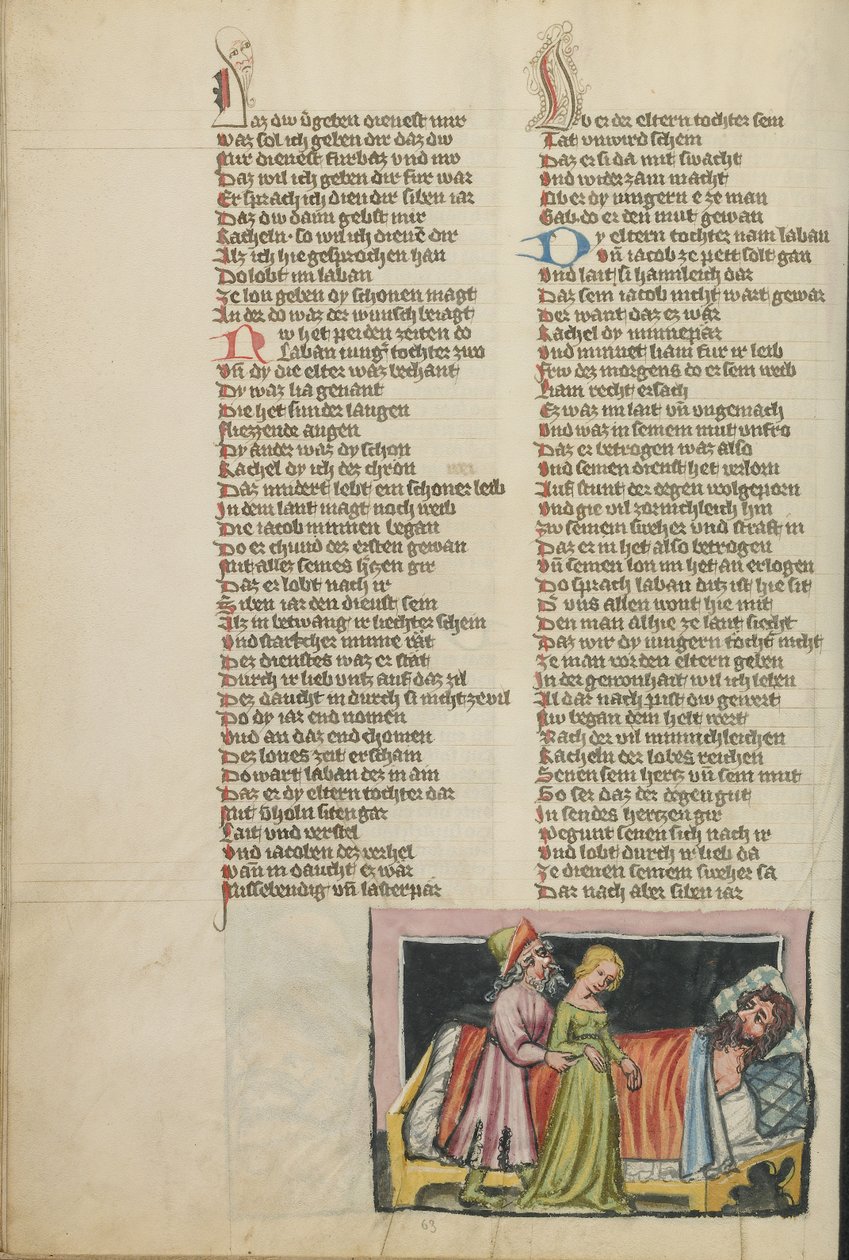 Jacob Receiving Leah as his Wife by Unknown artist