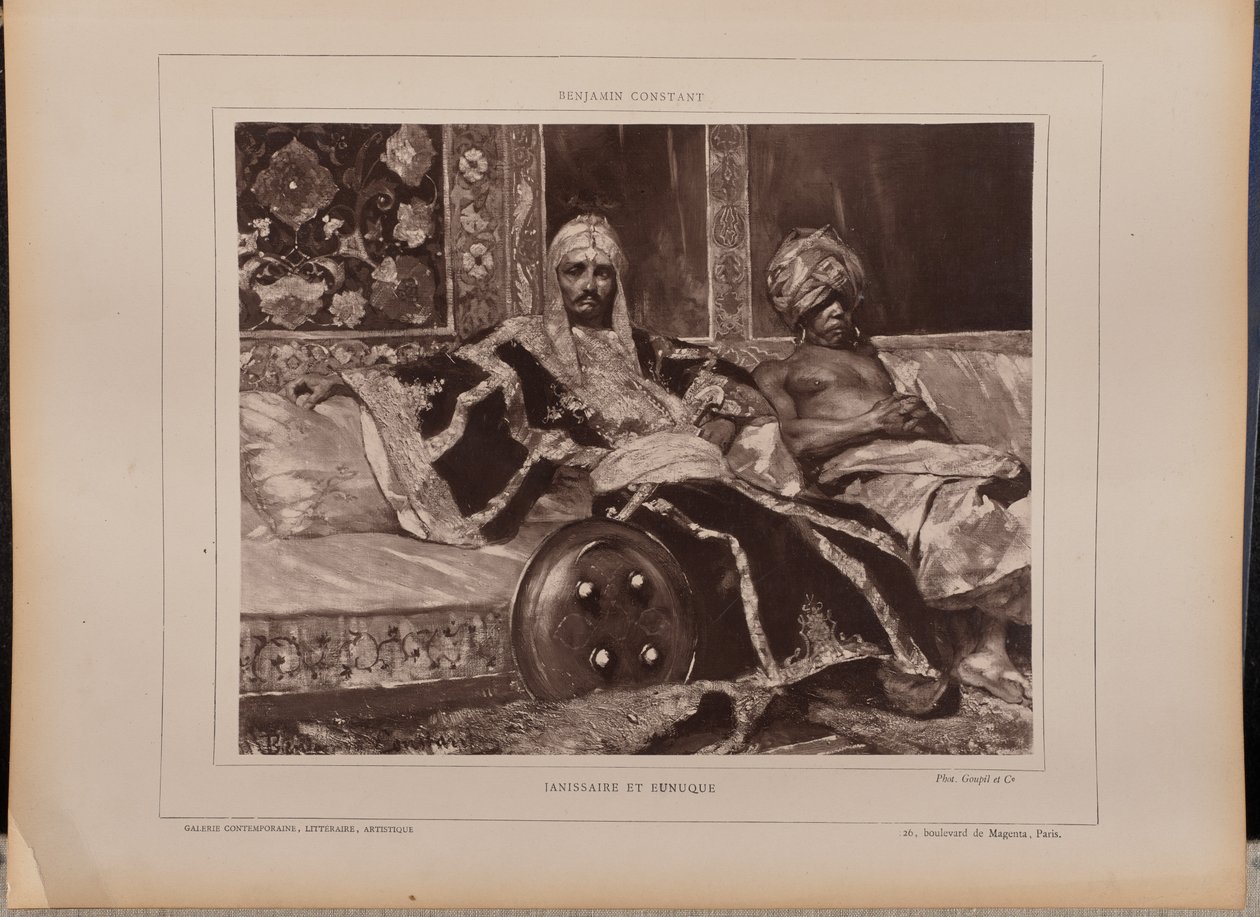 Janissary and Eunuch by Unknown artist
