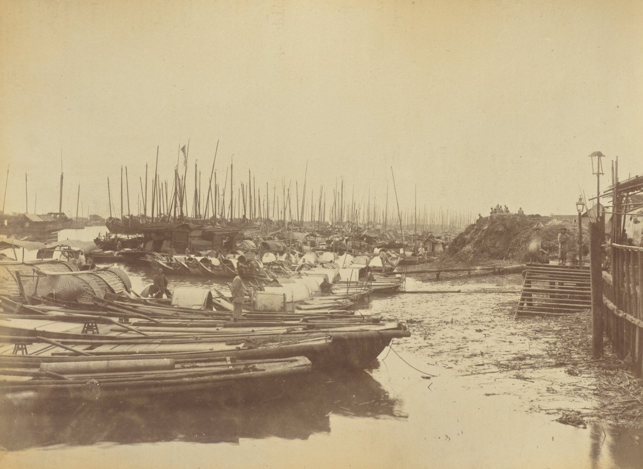 Japanese Sampans by Unknown artist