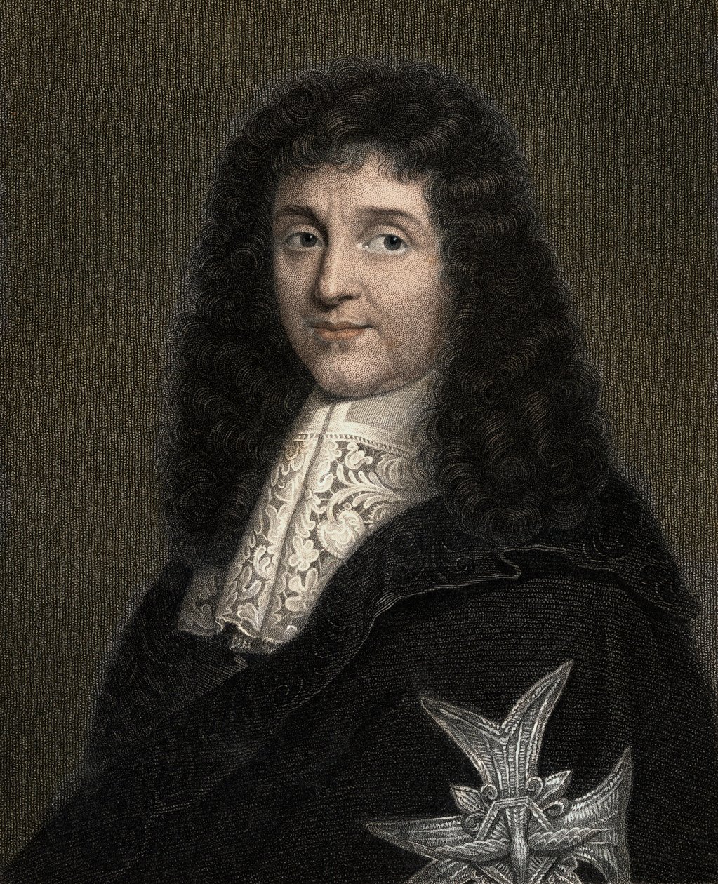 Jean Baptiste Colbert - engraving - 19th century by Unknown artist