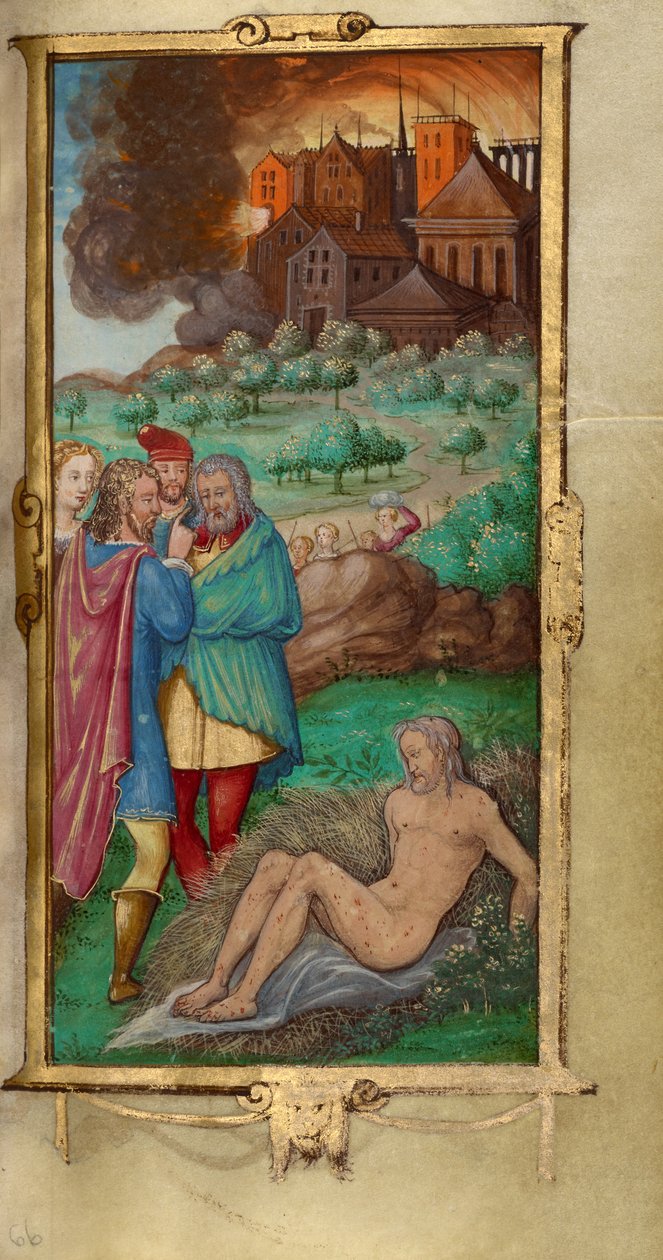 Job Derided by his Wife and Three Friends by Unknown artist