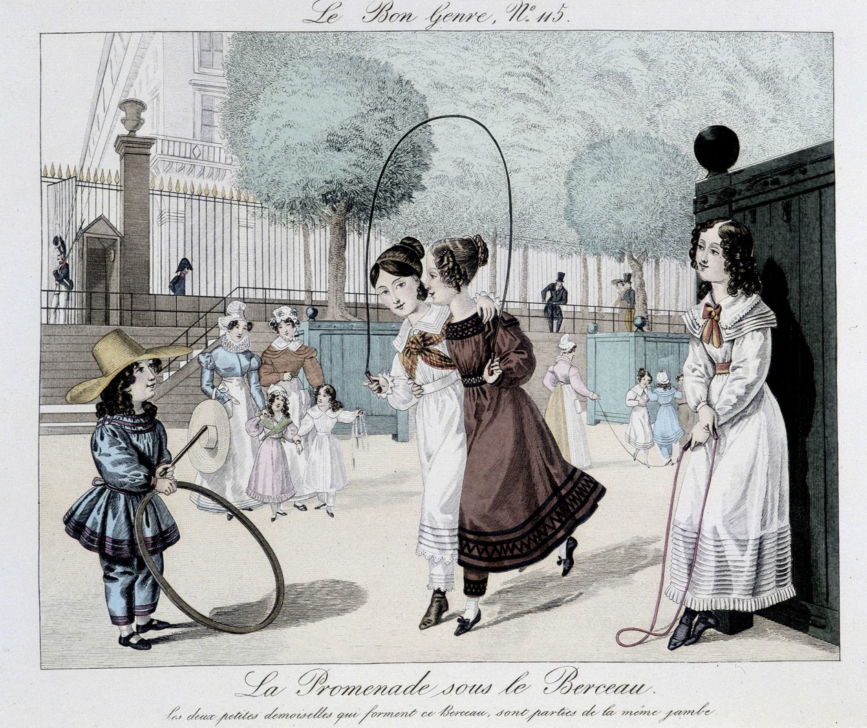 Jumping Rope Game - in "Le Bon genre" by Unknown artist