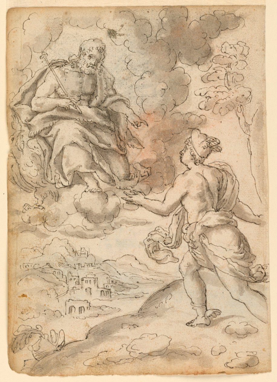 Jupiter Sending Mercury to Priam by Unknown artist