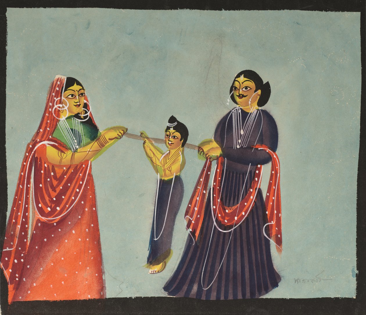 Kalighat Painting by Unknown artist
